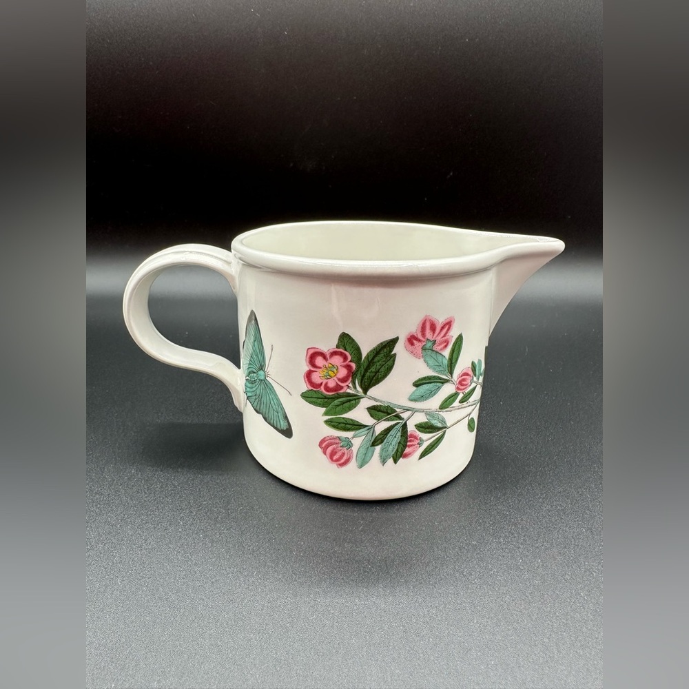 Portmeirion Botanic Garden Creamer – 3.5", Butterfly & Rhododendron- Gorgeous!!